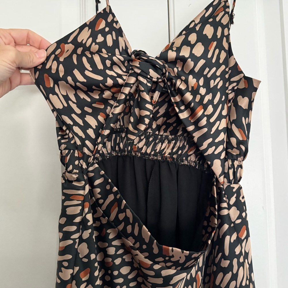 Vici Leopard Open Front Maxi Dress - Picture 3 of 6